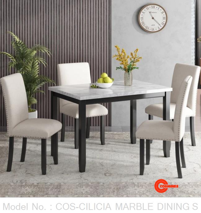 COS-CILICIA MARBLE DINING SET